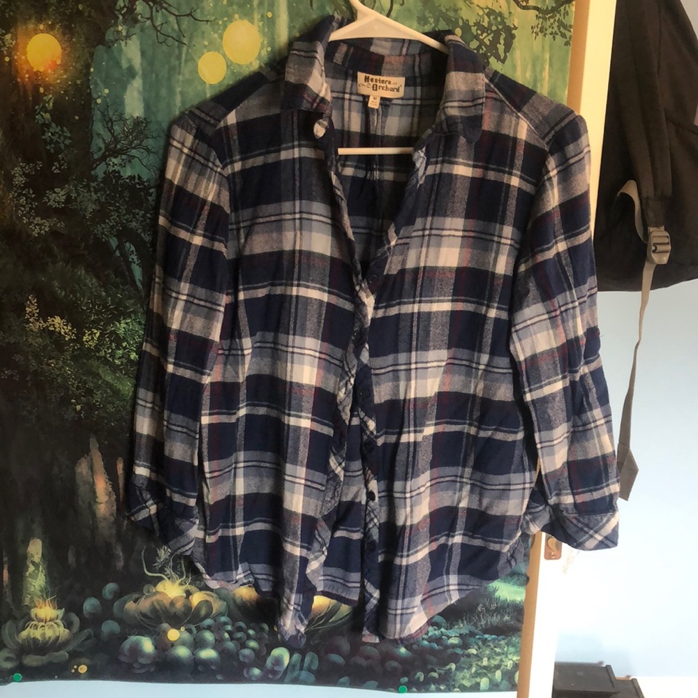 plaid flannel shirt